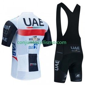 Conjunto Maillot + Culotte Corto con tirantes Uae Emirates 2023